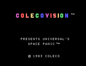 Space Panic Title Screen